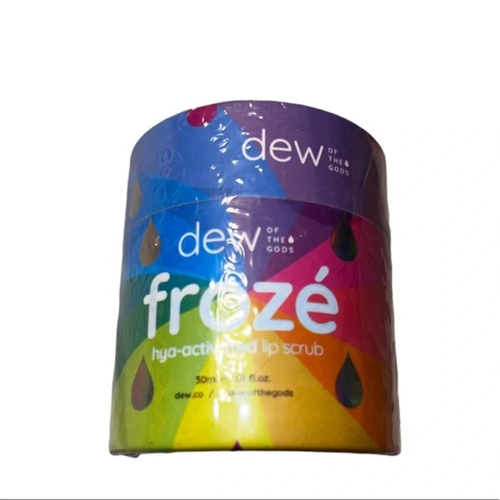 Dew of the Gods Froze lip scrub blessed for the gift of forgiveness new box